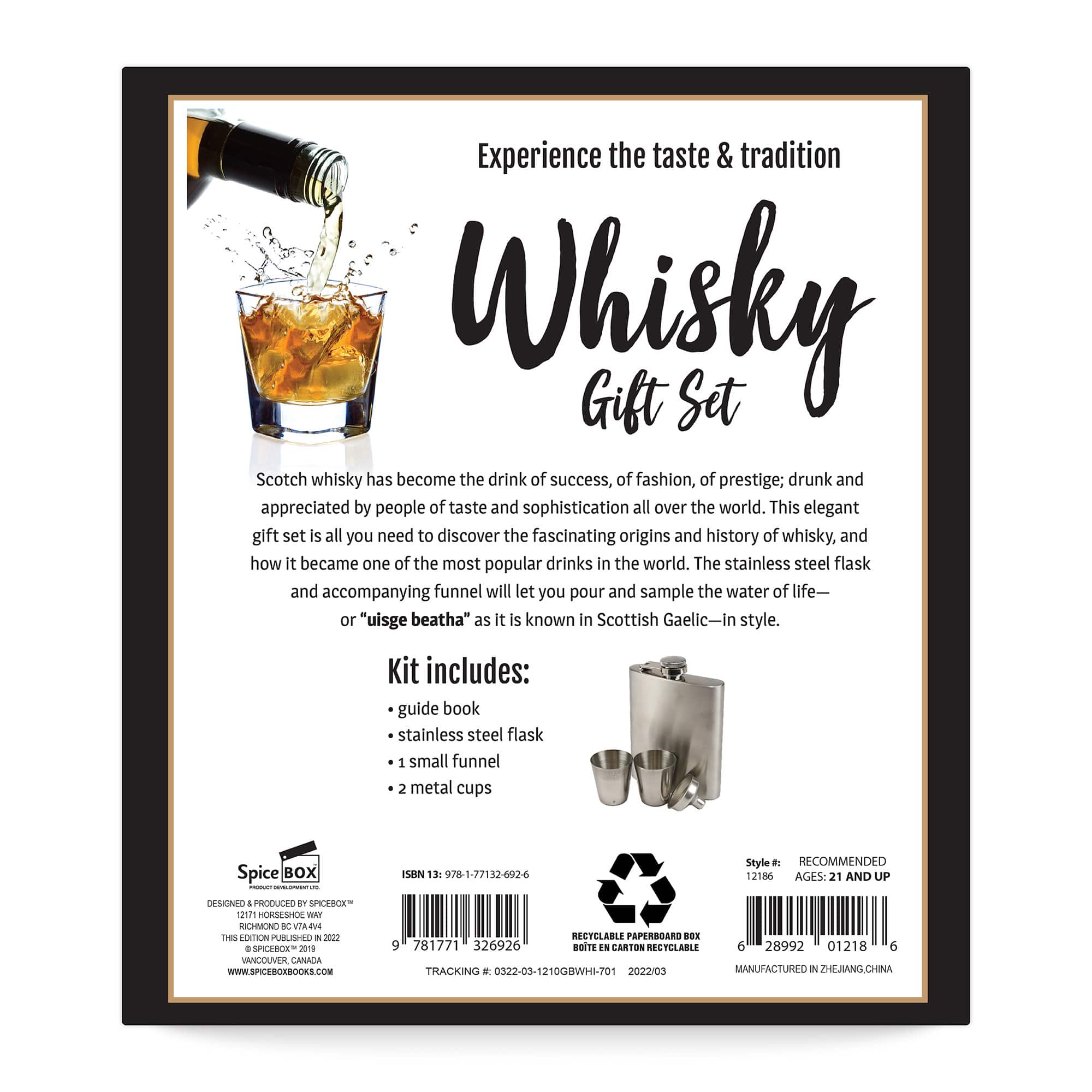 SpiceBox Whisky Experience Gift Box Set